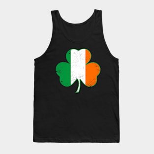 Irish Flag Irish Shamrock Tank Top